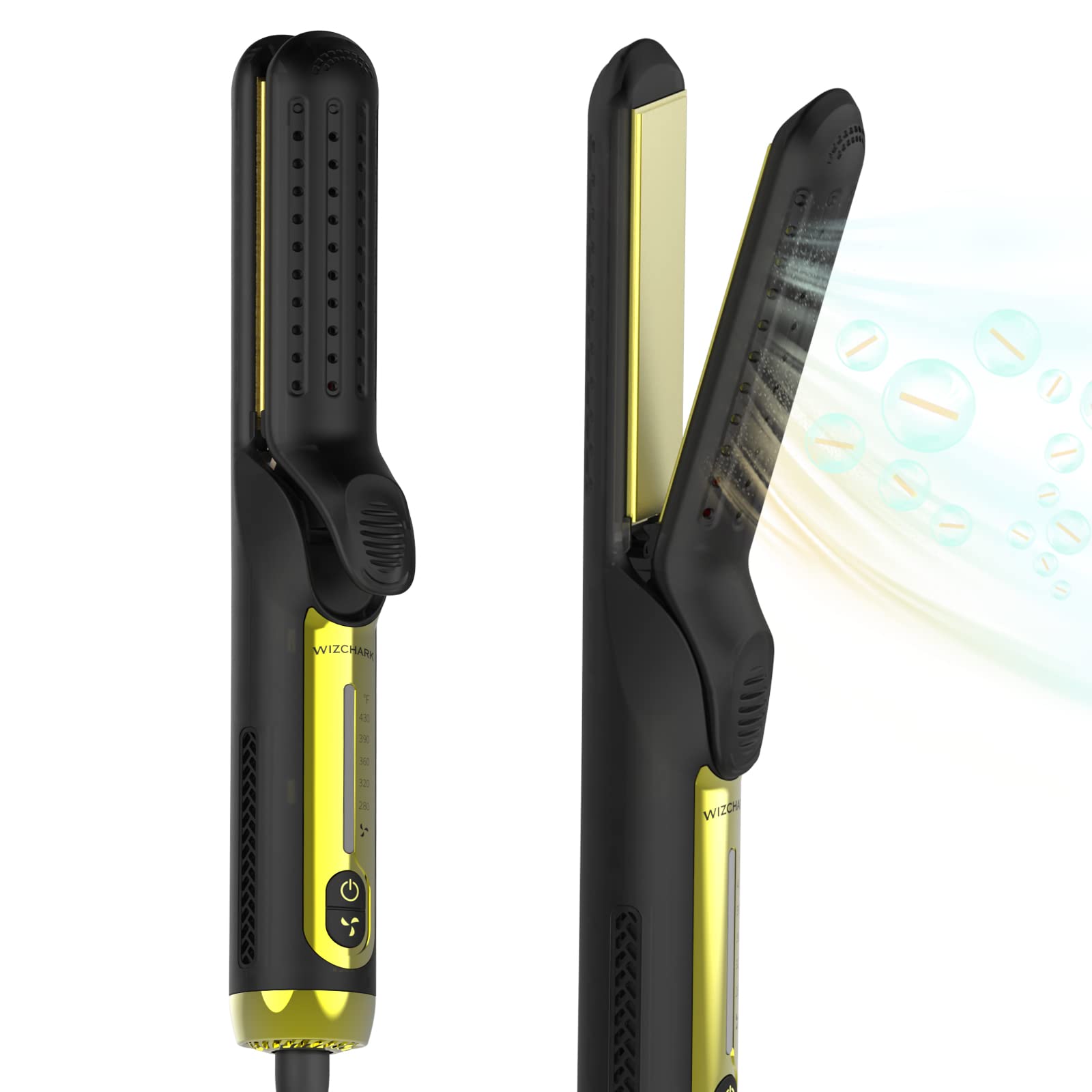 เครื่องหนีบผมและม้วนผม 360° Airflow Styler Curling Iron สำหรับทุกสไตล์พร้อมช่องลมเย็น